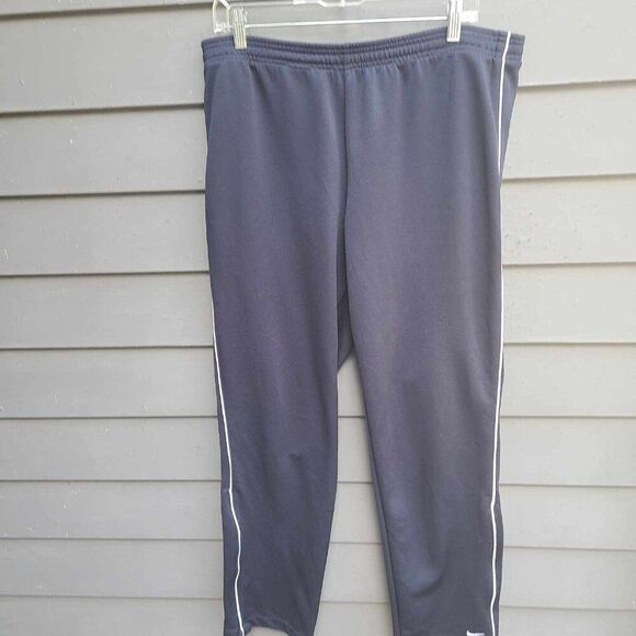 Nike Navy with White Stripe Drawstring Workout Pants size Large - Picture 9 of 9